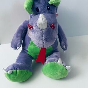 6x$15. Plush Dinosaur Toy - Purple and Green